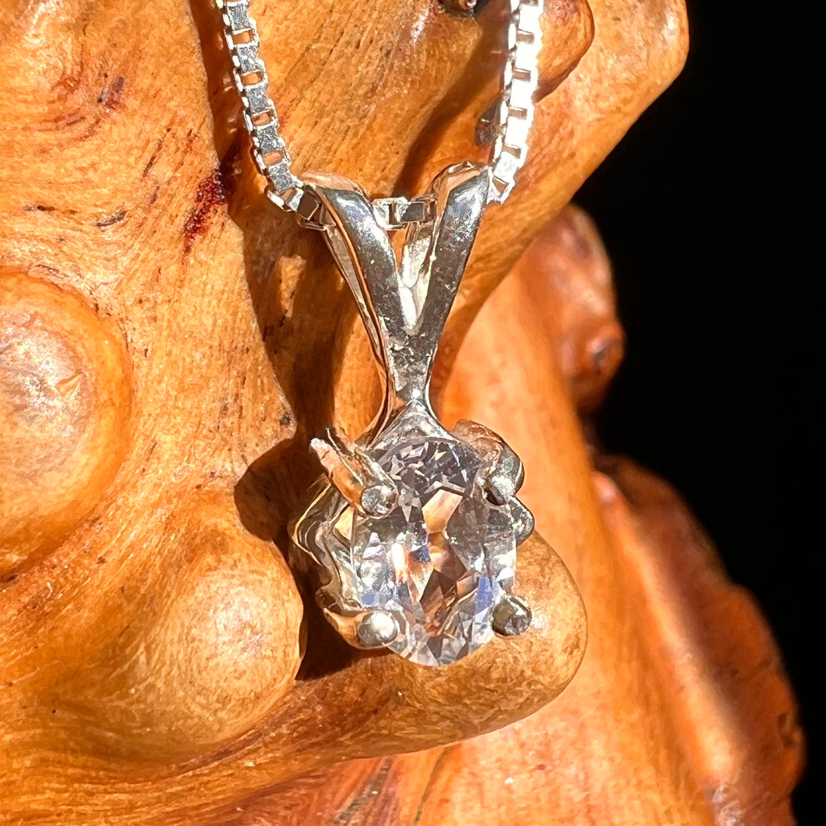Danburite Pendant Sterling Silver #8813-Moldavite Life