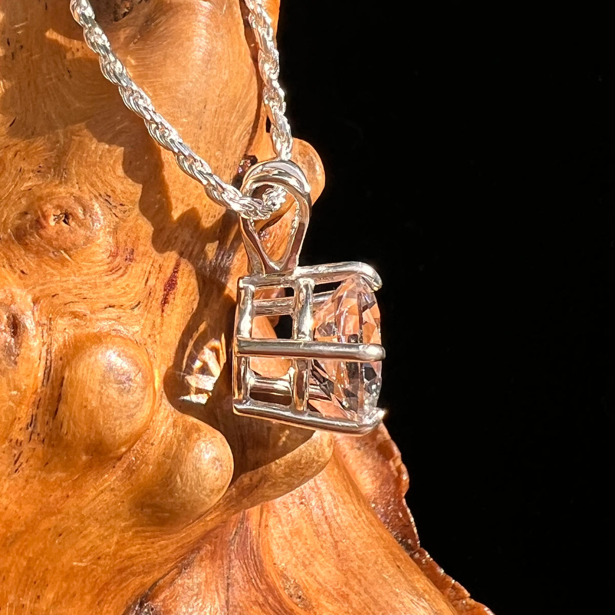 Danburite Pendant Sterling Silver #8816-Moldavite Life