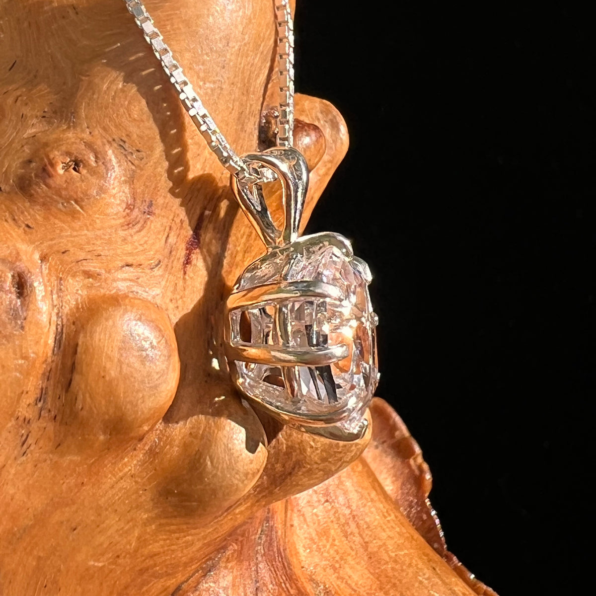 Danburite Pendant Sterling Silver #8818-Moldavite Life