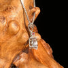 Danburite & Ruby Pendant Necklace Sterling #5257-Moldavite Life