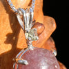 Euphoralite & Moldavite Pendant Sterling Silver #5941-Moldavite Life