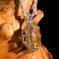 Faceted Citrine Pendant Sterling Silver #8499-Moldavite Life