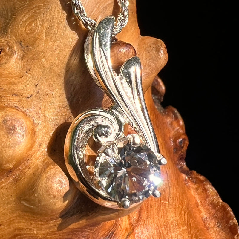 Faceted Danburite Pendant Sterling Silver #5267-Moldavite Life