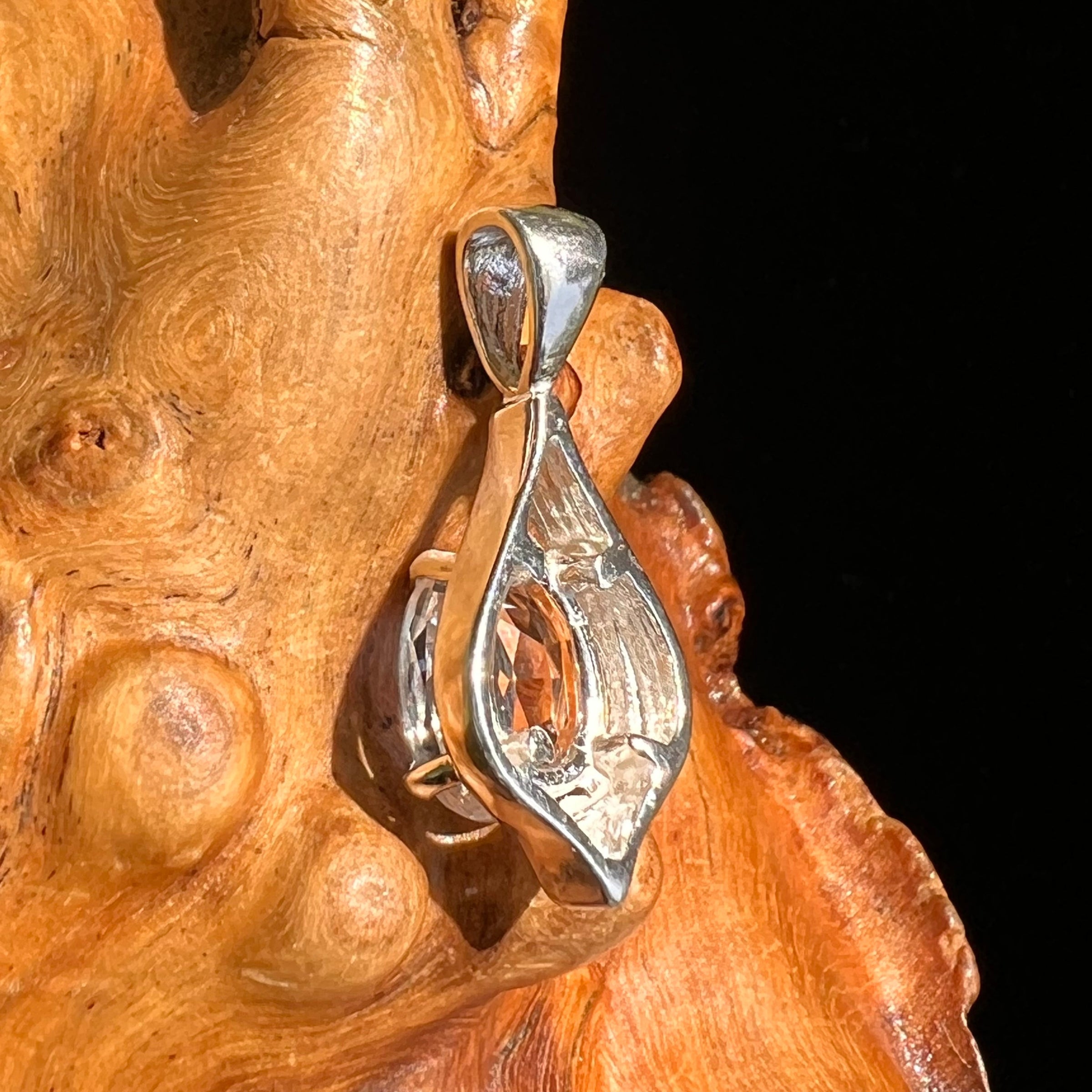 Faceted Danburite Pendant Sterling Silver #5268-Moldavite Life