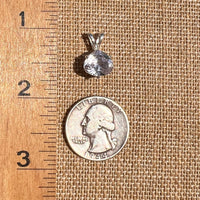 Faceted Kunzite Pendant Sterling Silver #6746-Moldavite Life