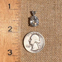 Faceted Kunzite Pendant Sterling Silver #6747-Moldavite Life