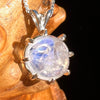 Full Moon Moonstone Pendant Sterline Silver #6525