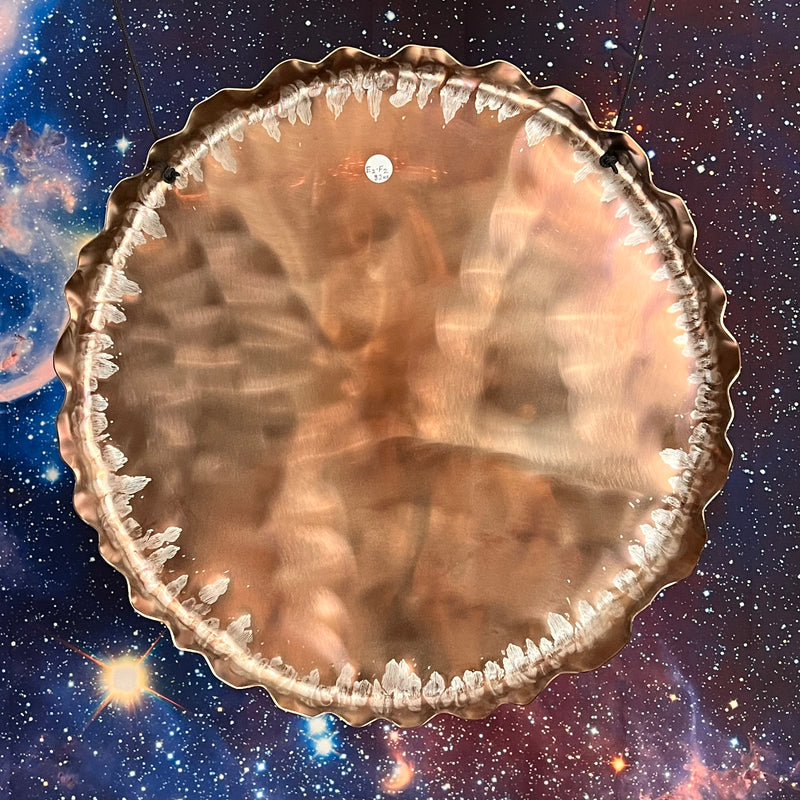 Golden Portal Gong 20"-Moldavite Life