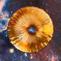 Golden Portal Gong 20"-Moldavite Life