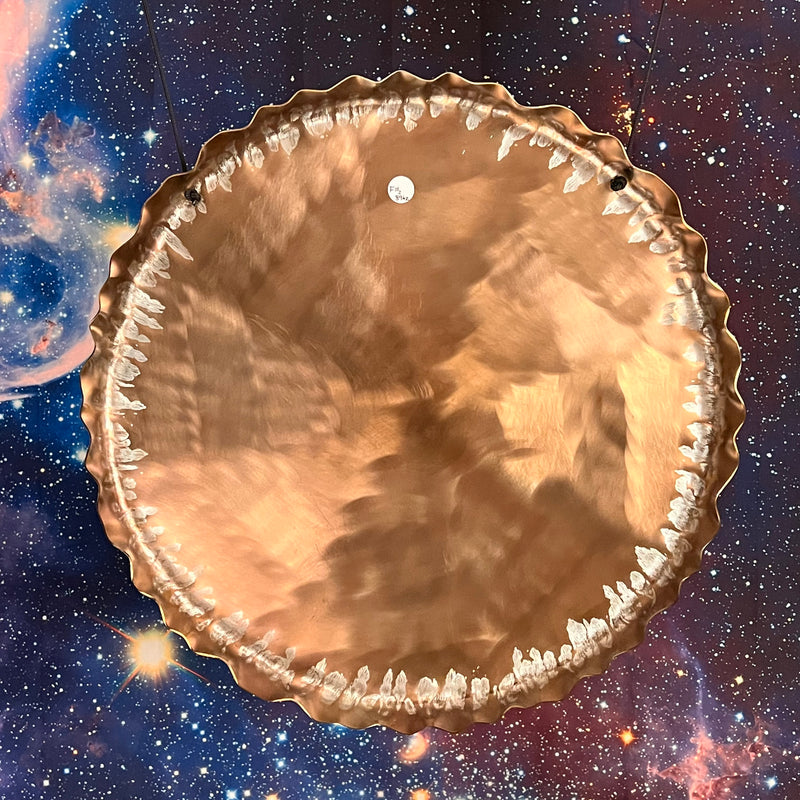 Golden Ray Gong 20"-Moldavite Life