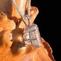 Golden Rutile Spider Quartz Pendant Sterling Silver #7797-Moldavite Life