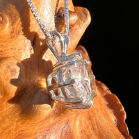 Golden Rutile Spider Quartz Pendant Sterling Silver #7798-Moldavite Life