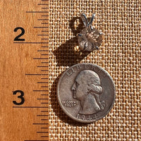 Golden Rutile Spider Quartz Pendant Sterling Silver #7799-Moldavite Life