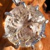 Golden Rutile Spider Quartz Pendant Sterling Silver #7800-Moldavite Life