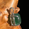 Green Aventurine Pendant Sterling Silver #6267-Moldavite Life