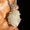 Green Herderite Pendant Sterling Silver #6650-Moldavite Life