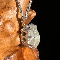 Green Herderite Pendant Sterling Silver #6650-Moldavite Life