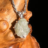 Green Herderite Pendant Sterling Silver #6650-Moldavite Life