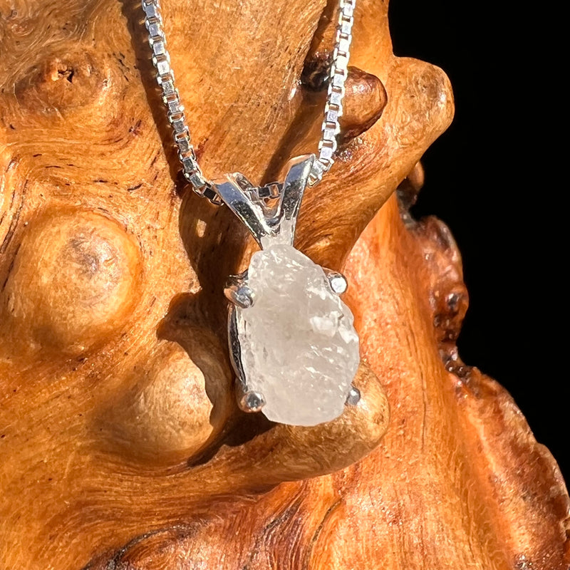 Green Herderite Pendant Sterling Silver #8251-Moldavite Life