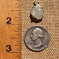 Green Herderite Pendant Sterling Silver #8256-Moldavite Life