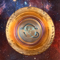 Grotta Sonora 3rd Eye Horus Crystal Gong 26"-Moldavite Life