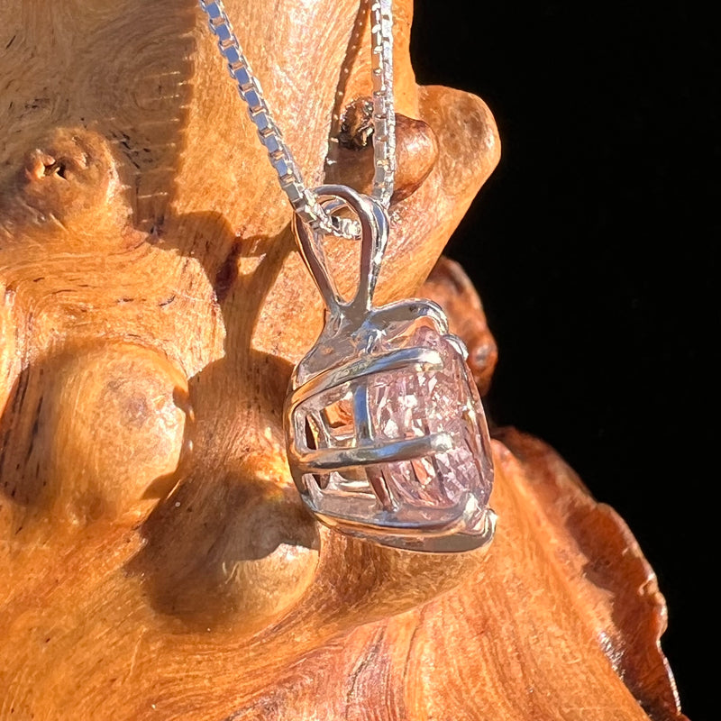 Harlequin Quartz Spider Pendant Sterling Silver #7791-Moldavite Life