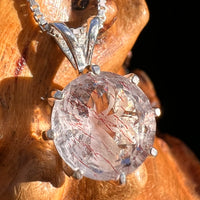 Harlequin Quartz Spider Pendant Sterling Silver #7792-Moldavite Life