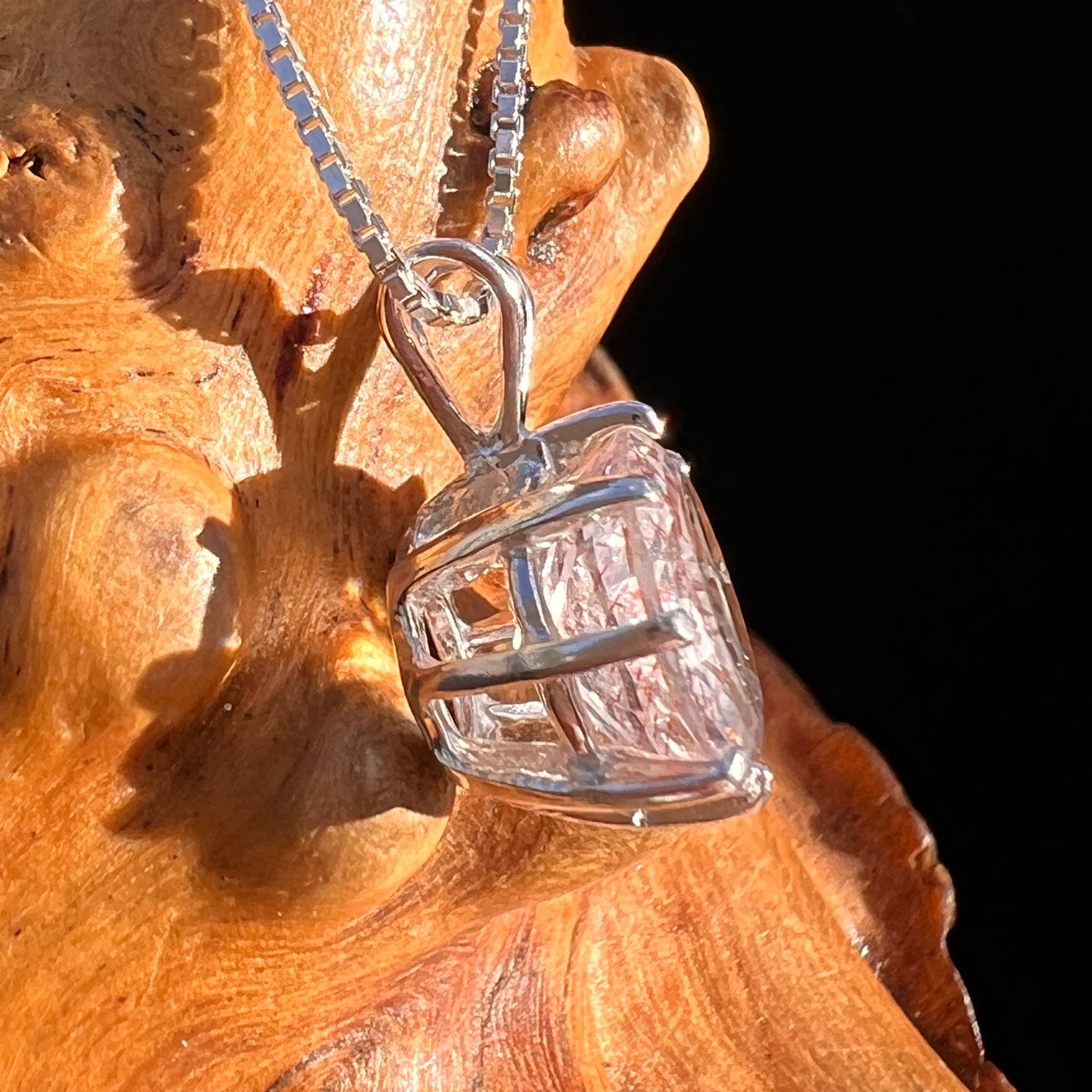 Harlequin Quartz Spider Pendant Sterling Silver #7792-Moldavite Life