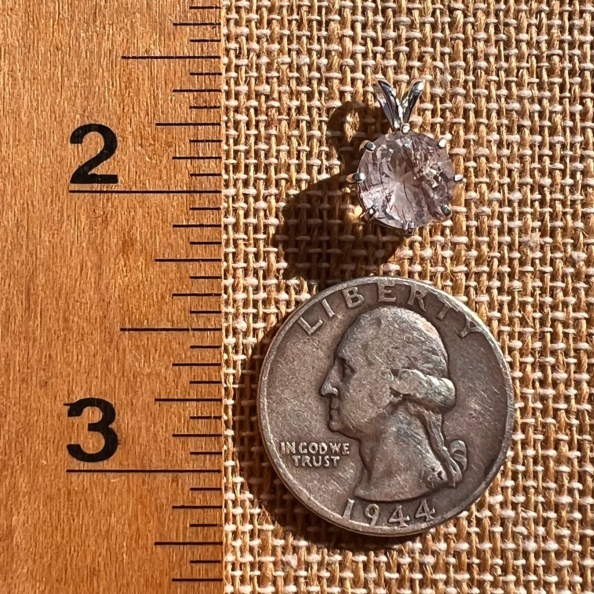 Harlequin Quartz Spider Pendant Sterling Silver #7793-Moldavite Life