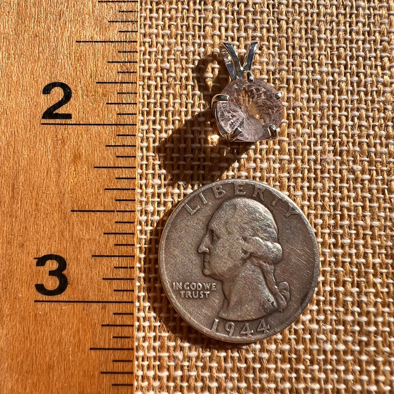 Harlequin Quartz Spider Pendant Sterling Silver #7794-Moldavite Life