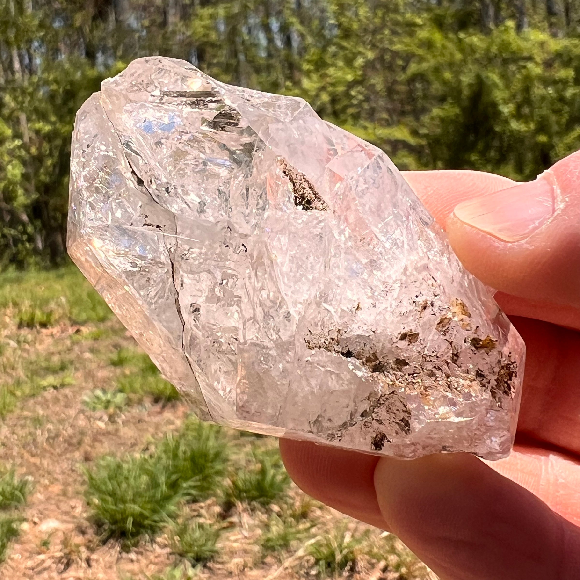 Herkimer Diamond Crystal NY, USA #44-Moldavite Life