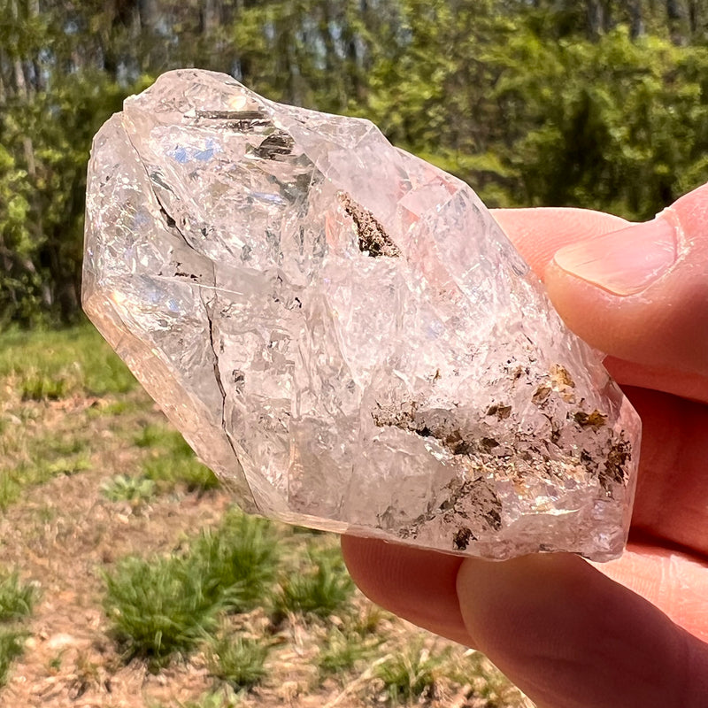 Herkimer Diamond Crystal NY, USA #44-Moldavite Life