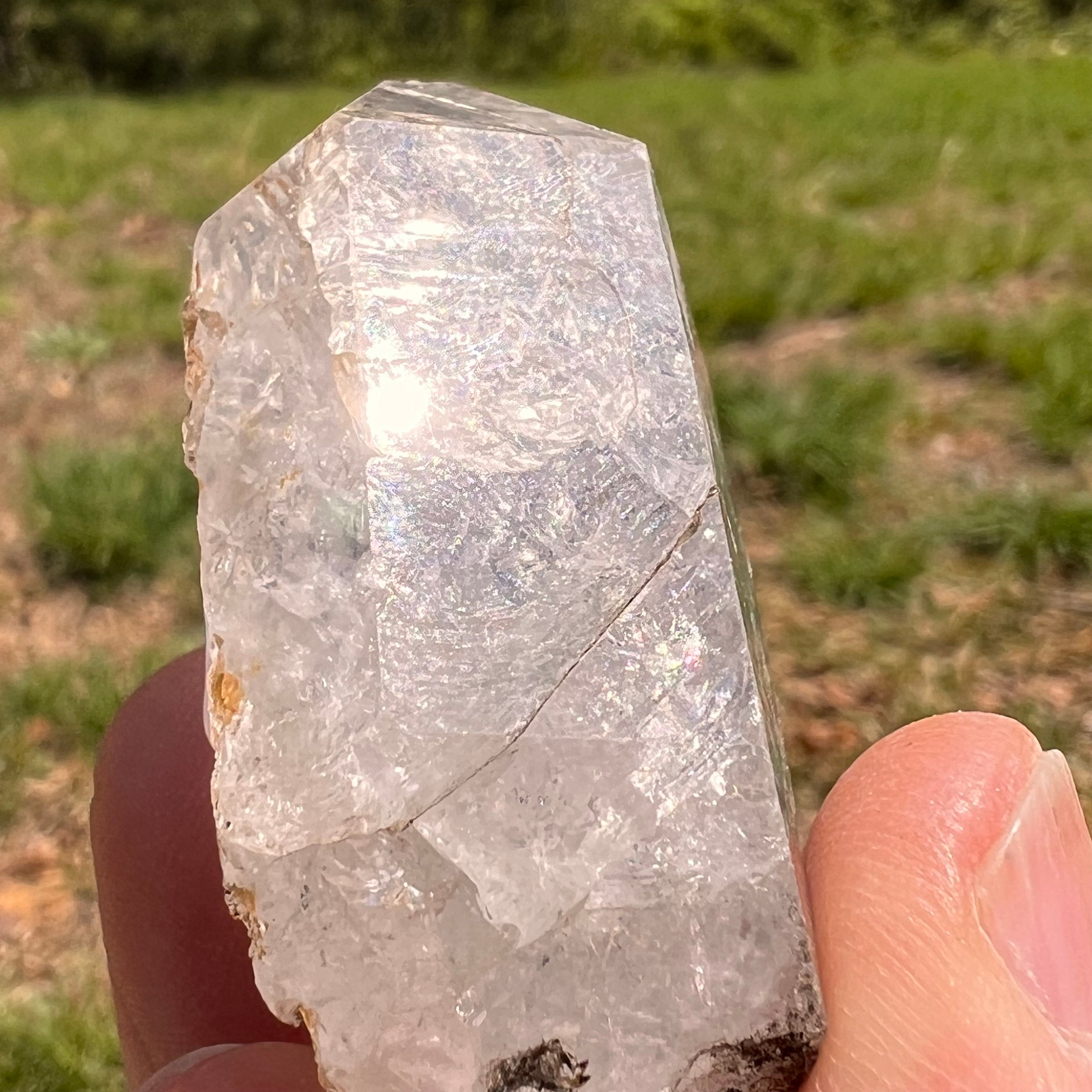 Herkimer Diamond Crystal NY, USA #44-Moldavite Life