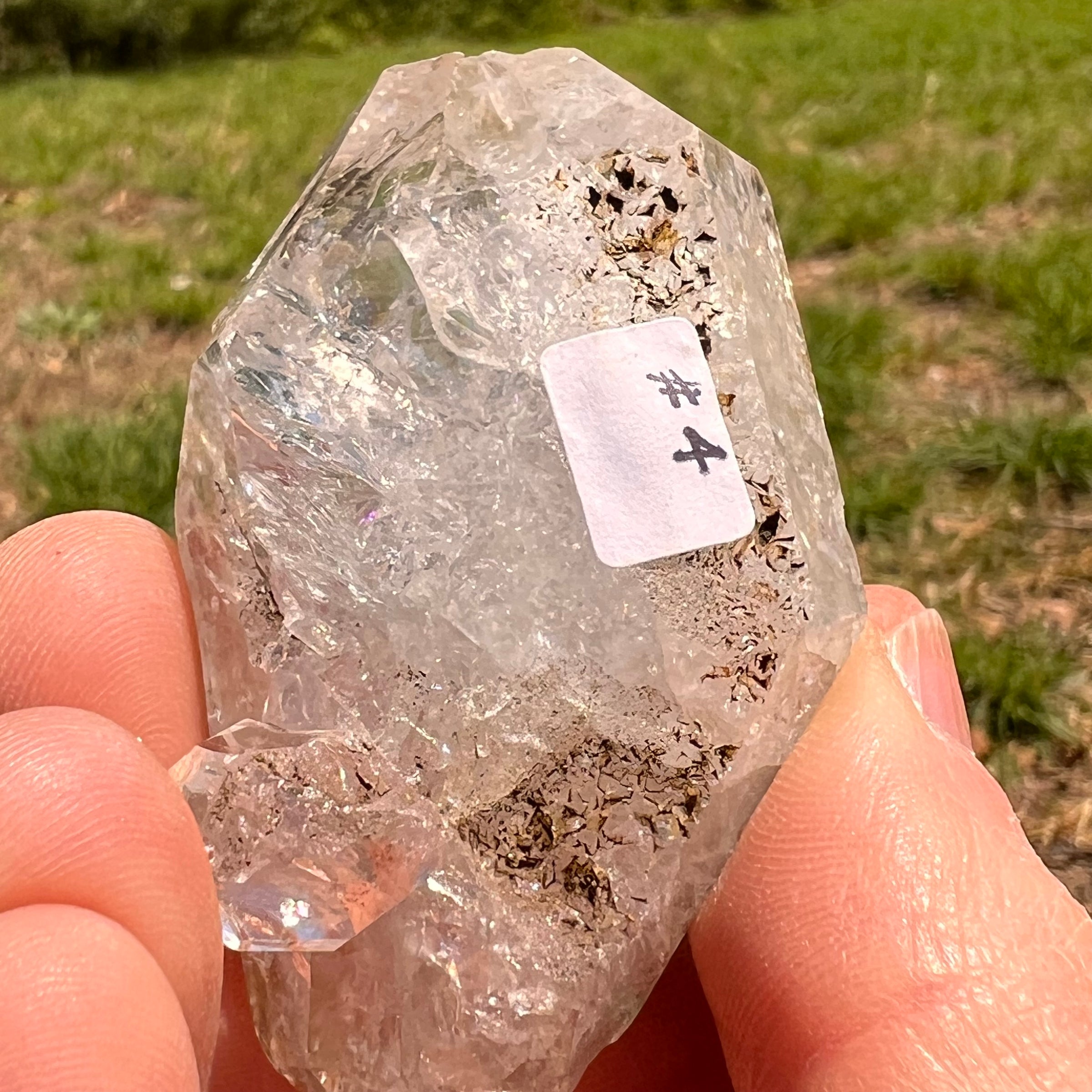 Herkimer Diamond Crystal NY, USA #44-Moldavite Life
