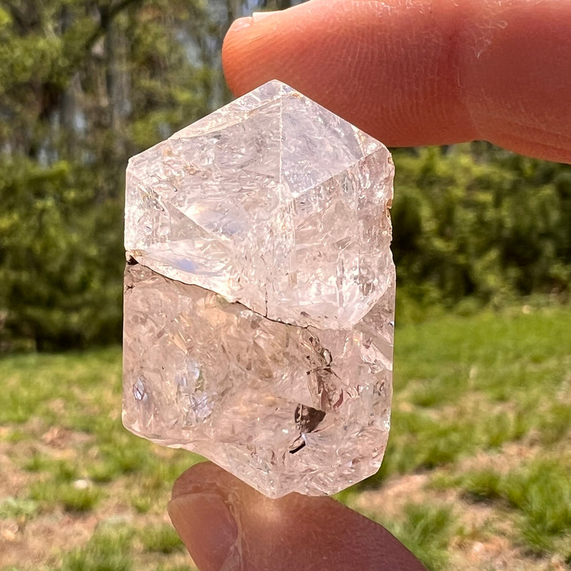 Herkimer Diamond Crystal NY, USA #44-Moldavite Life