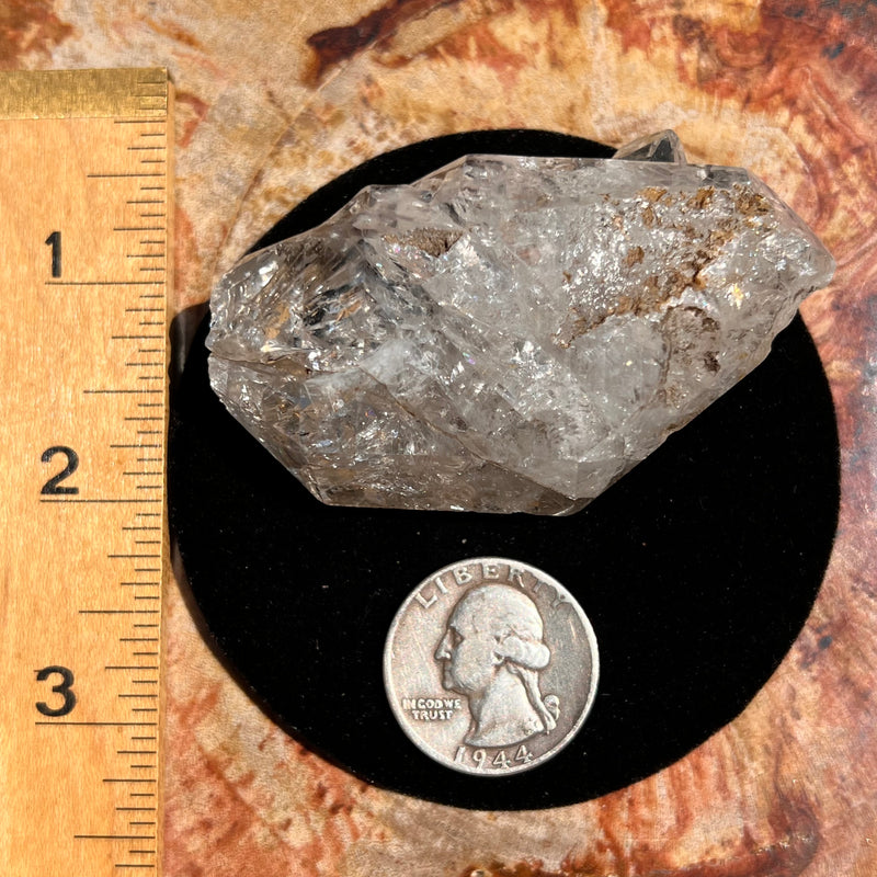 Herkimer Diamond Crystal NY, USA #44-Moldavite Life