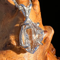 Herkimer Diamond Necklace Sterling Silver #6044-Moldavite Life