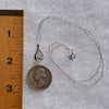 Herkimer Diamond Necklace Sterling Silver #6053-Moldavite Life