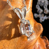 Herkimer Diamond Necklace Sterling Silver #6136-Moldavite Life