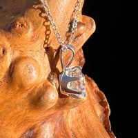 Herkimer Diamond Necklace Sterling Silver #7965-Moldavite Life