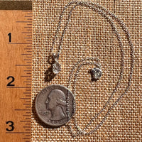 Herkimer Diamond Necklace Sterling Silver #7965-Moldavite Life