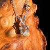 Herkimer Diamond Necklace Sterling Silver #7966-Moldavite Life