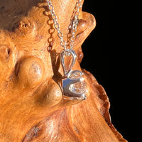 Herkimer Diamond Necklace Sterling Silver #7967-Moldavite Life