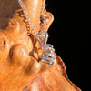 Herkimer Diamond Necklace Sterling Silver #7968-Moldavite Life