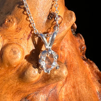 Herkimer Diamond Necklace Sterling Silver #7968-Moldavite Life
