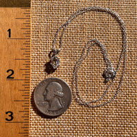 Herkimer Diamond Necklace Sterling Silver #7969-Moldavite Life
