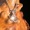 Herkimer Diamond Necklace Sterling Silver #7970-Moldavite Life