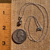 Herkimer Diamond Necklace Sterling Silver #7974-Moldavite Life