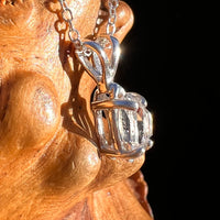 Herkimer Diamond Necklace Sterling Silver #7975-Moldavite Life