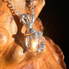 Herkimer Diamond Necklace Sterling Silver #7977-Moldavite Life